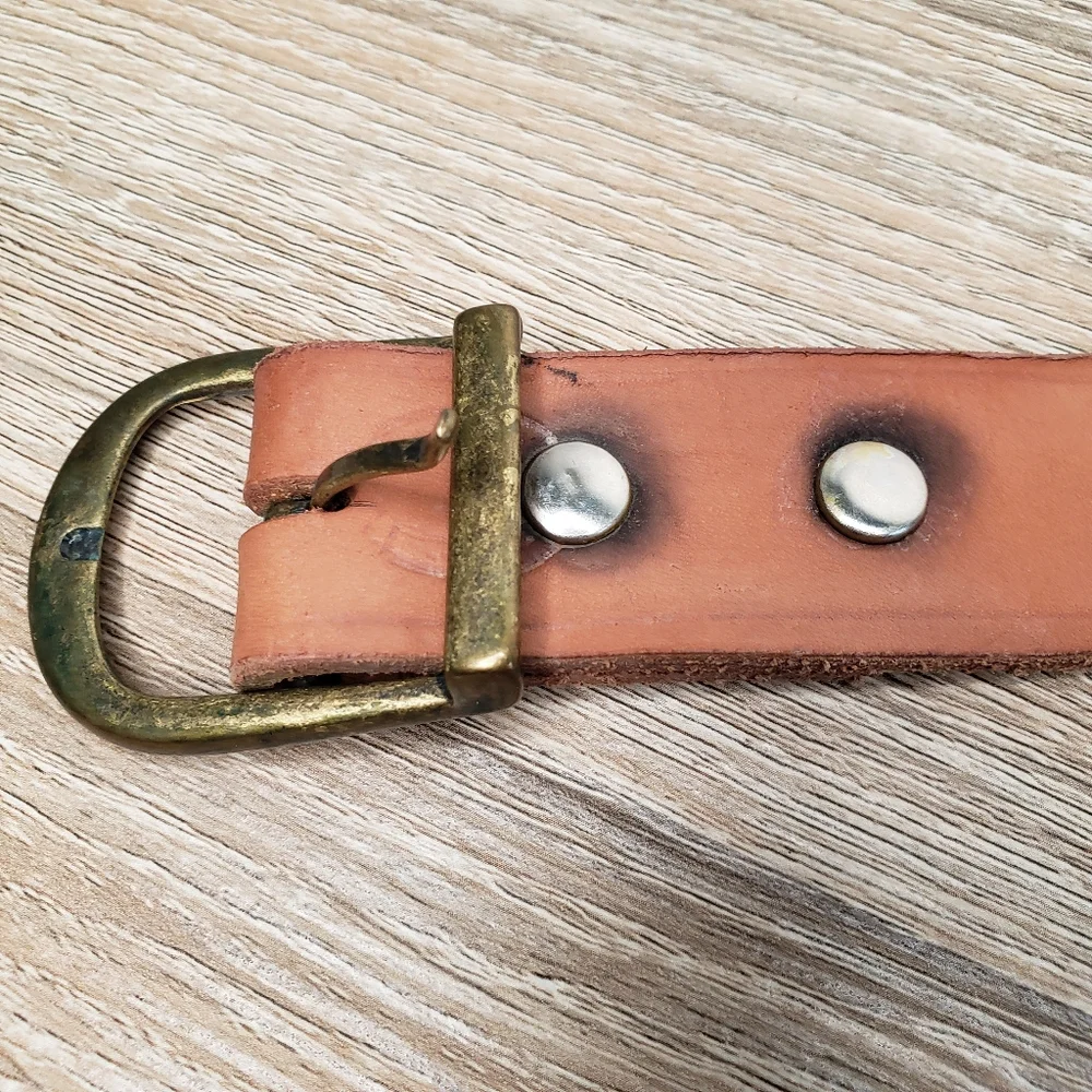 VINTAGE Kids Western Leather Belt 